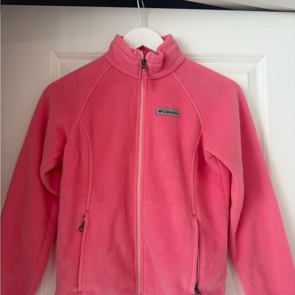 Columbia Kids Bright Pink Fleece Jacket